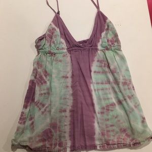 Billabong tie dye tank top